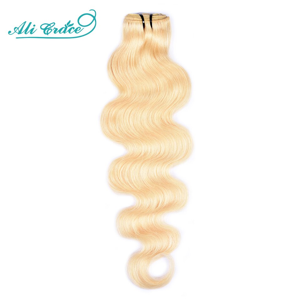 Ali Grace #613 Blonde Body Wave Hair Bundles Brazilian Remy Human Hair Extension Honey Blonde Bundles 12-28 Inch Free Shipping