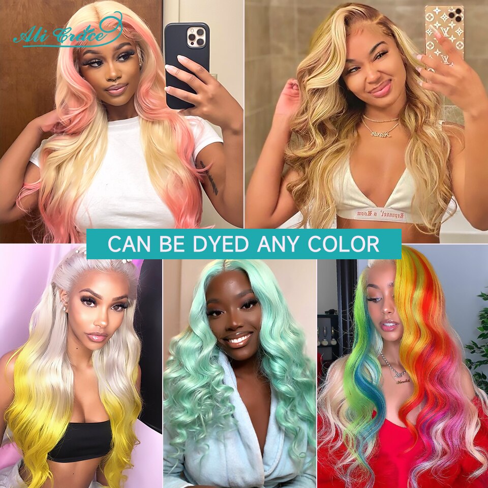 Ali Grace #613 Blonde Body Wave Hair Bundles Brazilian Remy Human Hair Extension Honey Blonde Bundles 12-28 Inch Free Shipping