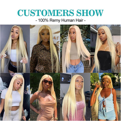 Ali Grace 613 Honey Blonde Color Straight Hair Bundles 10-30 inch Remy Human Hair Weaving 3 Bundle Deal Hair Extension
