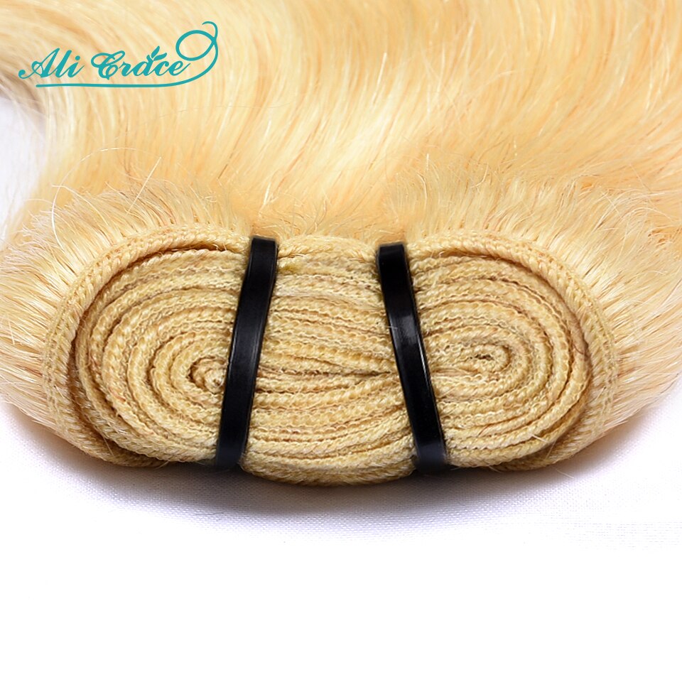Ali Grace #613 Blonde Body Wave Hair Bundles Brazilian Remy Human Hair Extension Honey Blonde Bundles 12-28 Inch Free Shipping