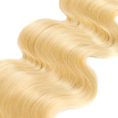 Wkm Hair cheveux Brésilien Blond 613 Body Wave naturel 100%, mèches de cheveux humains, extension de cheveux, Lot de 1/3/4 paquets - Wkm Hair